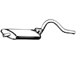 Střední tlumič výfuku WALKER 04860