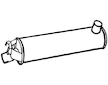 Střední tlumič výfuku WALKER 06655