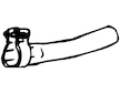 Výfuková trubka WALKER 06804