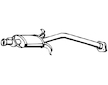 Střední tlumič výfuku WALKER 09557