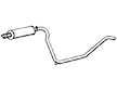Střední tlumič výfuku WALKER 14952