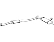 Střední tlumič výfuku WALKER 15110