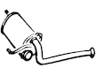 Střední tlumič výfuku WALKER 15504