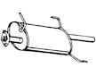 Zadní tlumič výfuku WALKER 16564
