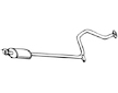 Střední tlumič výfuku WALKER 16601