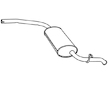 Zadní tlumič výfuku WALKER 17591
