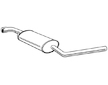 Střední tlumič výfuku WALKER 21036