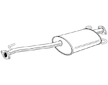 Střední tlumič výfuku WALKER 21456
