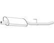 Střední tlumič výfuku WALKER 22593