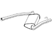 Střední tlumič výfuku WALKER 23054