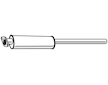 Střední tlumič výfuku WALKER 23210