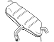 Zadní tlumič výfuku WALKER 25089
