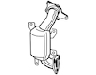 Přední katalyzátor WALKER 28652