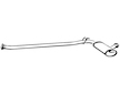 Střední tlumič výfuku WALKER 70440