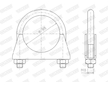 Svěrná objímka, výfukový systém WALKER 82335