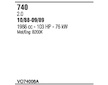 Výfukový systém WALKER VO74008A