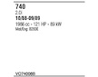 Výfukový systém WALKER VO74008B