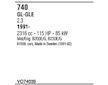 Výfukový systém WALKER VO74039