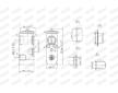 Expanzní ventil, klimatizace WALKER WEX00054