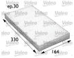 Filtr, vzduch v interiéru VALEO 698726