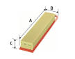 Vzduchový filter VALEO 585247