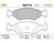 Sada brzdových destiček, kotoučová brzda VALEO 302719