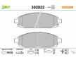 Sada brzdových destiček, kotoučová brzda VALEO 302822