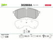Sada brzdových destiček, kotoučová brzda VALEO 302869A