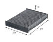 Filtr, vzduch v interiéru VALEO 715838