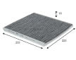 Filtr, vzduch v interiéru VALEO 715902