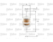 palivovy filtr VALEO 587011