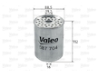palivovy filtr VALEO 587704