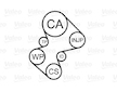 Vodní pumpa + sada ozubeného řemene VALEO 614547