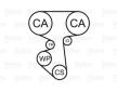 Vodní pumpa + sada ozubeného řemene VALEO 614586