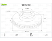Brzdový kotouč VALEO 197729
