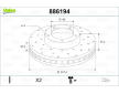 Brzdový kotouč VALEO 886194