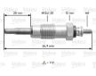 Žhavicí svíčka VALEO 345111
