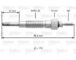 Žhavicí svíčka VALEO 345213