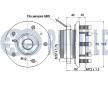 Sada ložisek kol RUVILLE 221243