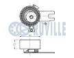 Napínací kladka, ozubený řemen RUVILLE 541874