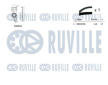 ozubení,sada rozvodového řemene RUVILLE 550169
