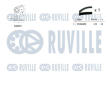 ozubení,sada rozvodového řemene RUVILLE 550177