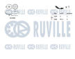 Sada žebrovaných klínových řemenů RUVILLE 570070
