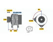 Alternátor BOSCH 0 121 715 020