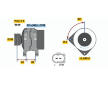 Alternátor BOSCH 0 124 315 010