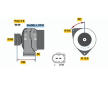 Alternátor BOSCH 0 124 325 006