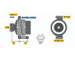 Alternátor BOSCH 0 124 325 100