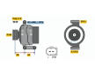 Alternátor BOSCH 0 124 325 157
