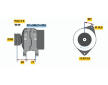Alternátor BOSCH 0 124 325 145