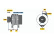 Alternátor BOSCH 0 124 415 012